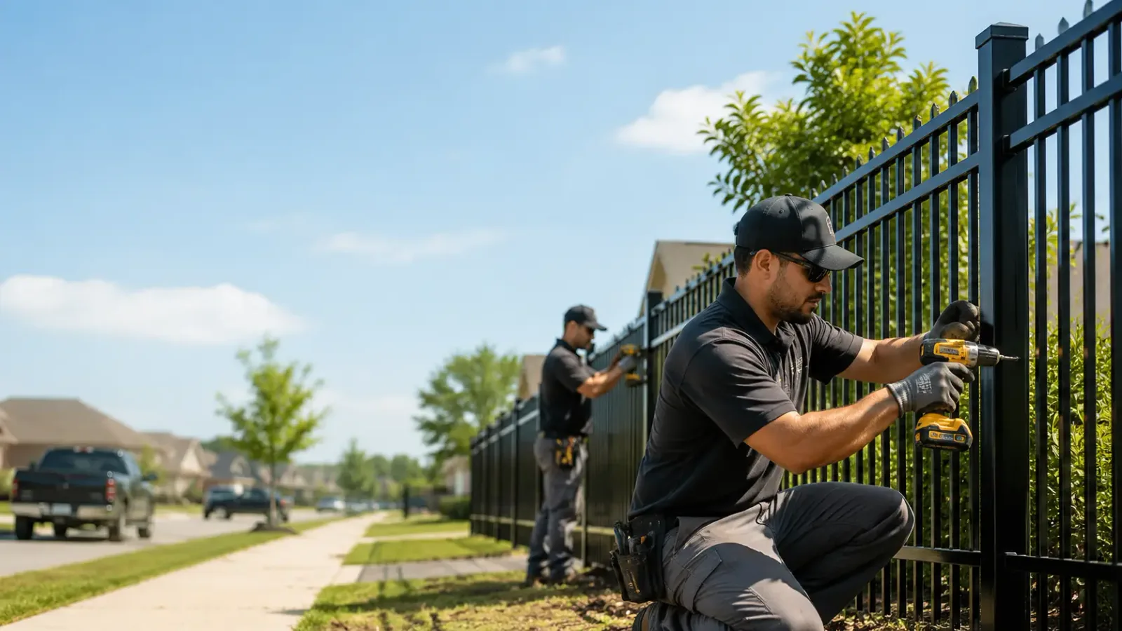 Metal Fence Installation in Haverford, PA